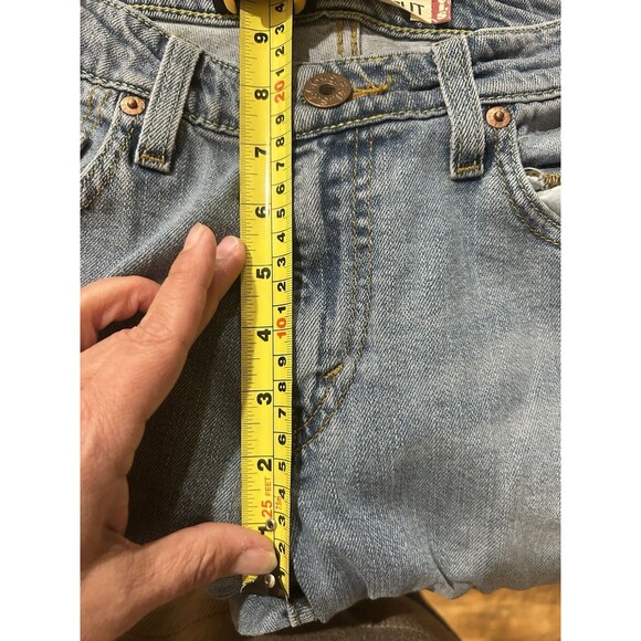 Levi's 524 too superlow Bootcut Med Wash Women’s Blue Jeans Denim Size 9 Y2K - Picture 4 of 8